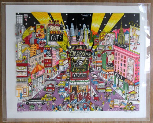 Charles fazzino 3d night on - **,