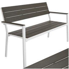 Gartenbank Metall 2 Sitzer Alu