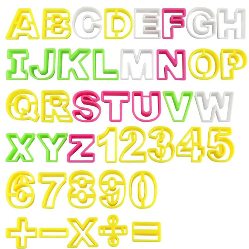 Fondant buchstaben ausstecher - buchstaben,