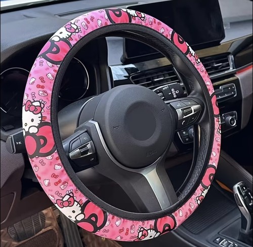 Hello kitty lenkradbezug - kitty,