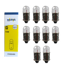 10 Stück Narva 24V 4W BA9s LKW Bus Tachoglühbirne Glühlampe Kugellampe N913w
