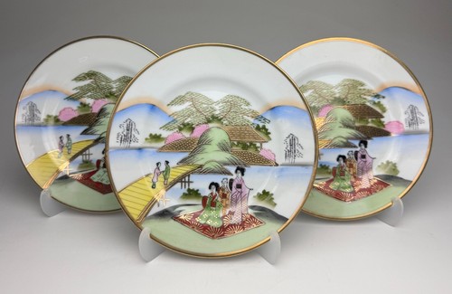 Set aus drei - , vintage-tellern