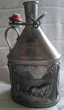 Flachmannflasche aus Zinn