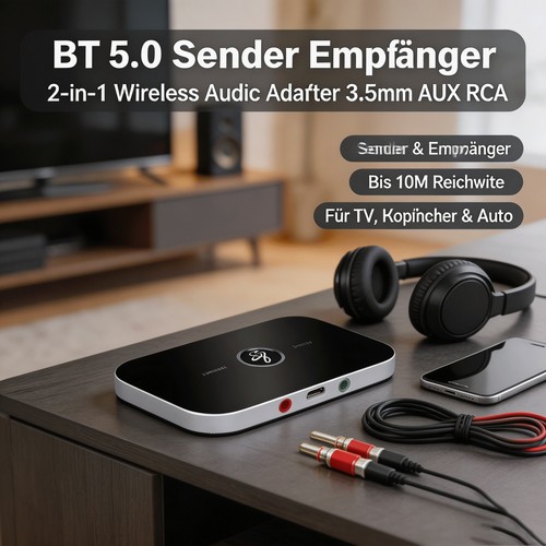 2in1 bluetooth sender - bluetooth,