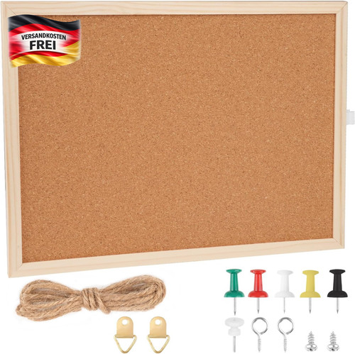 Kork pinnwand 40x60cm mit - kork,