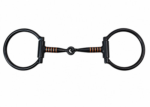 Westerngebiss ring snaffle - d-ring,