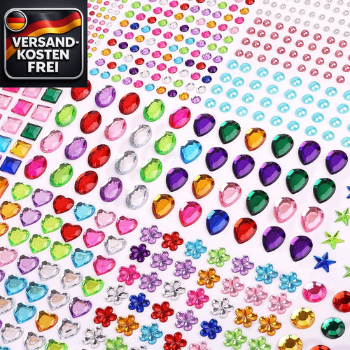 Selbstklebende glitzersteine - selbstklebende,