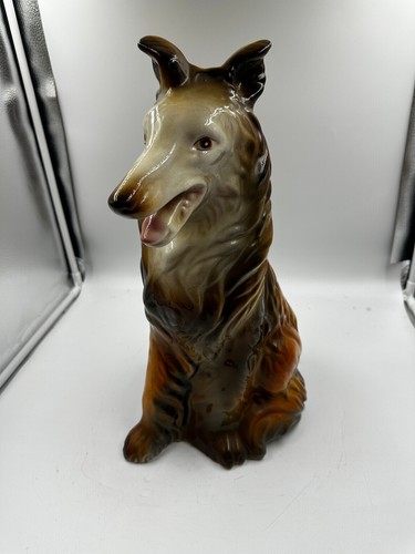 Porzellan figur collie hund - -,