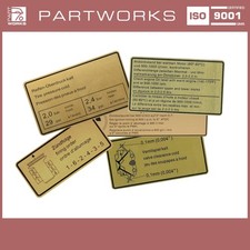 Klebeschilder Motorraum für PORSCHE 911 G 2.7 S '74-'75 Aufkleber