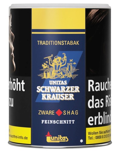 Unitas schwarzer krauser dose - unitas,