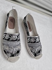 DAMEN SCHUHE - ESPADRILLES - MIT PAILLETTEN - GR. 40 by XYXYX