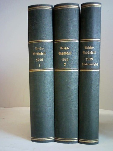 Reichs gesetzblatt 1919 3 - reichs-,