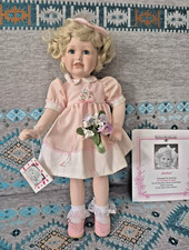 Künstlerpuppe/ Sammlerpuppe "Marlene", Porzellan,  Echtheitszertifikat, 