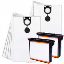10x Staubsaugerbeutel und 2x Filter passend für BOSCH GAS 25 STARMIX
