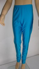 Leggings Glanzleggings Voltigierhosen türkis Gr. 140
