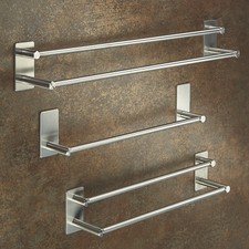 Selbstklebende Hakenleiste TALIDA 435-735 mm Edelstahl mit S-Haken von SO-TECH®