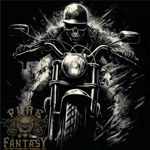 Totenkopf biker motorrad - totenkopf,