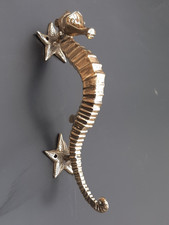 Türgriff Seepferd aus Messing