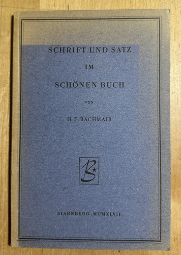Schrift und satz schönen - und,