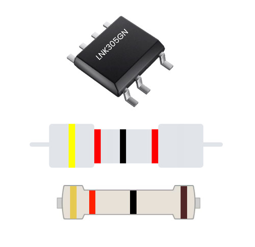 Lnk305gn widerstand 100 ohm - +,