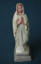 alte Heiligenfigur - Gips - Madonna - 17cm