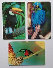3x Telefonkarte Telefonwertkarte Sammelkarte Hyazinthara Riesentukan Honigsauger