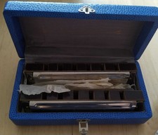 Doppelte Mundharmonika Vermona Orchester II –Vintage Instrument im Original-Etui