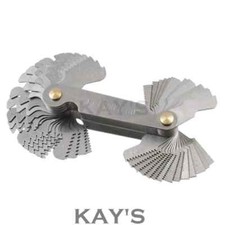 SCHRAUBENNEIGUNGSGEWINDELEHRE METRISCH & WHITWORTH BSW MUTTER & SCHRAUBEN 51 MESSKLINGEN