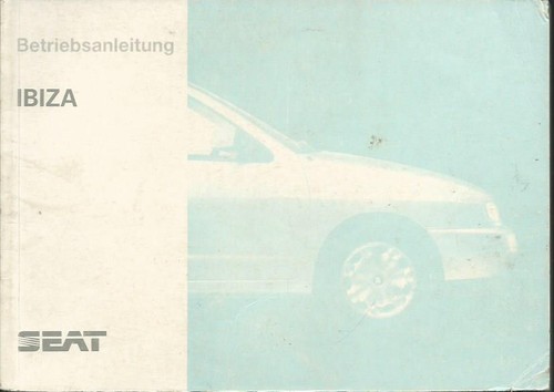 Seat ibiza betriebsanleitung - seat, 2