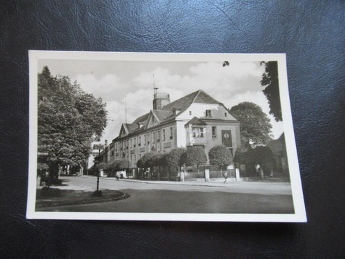 Falkensee rathaus 1958 - ak, falkensee,rathaus,um