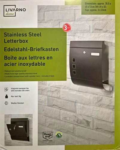 Livarno home briefkasten - briefkasten, mit