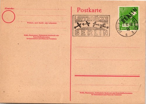 Berlin auf postkarte - berlin,