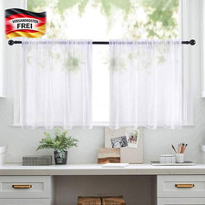 Kurz-Leinen-Gardinen für