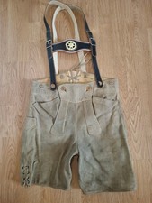 alte Hirschlederhose kurz 50