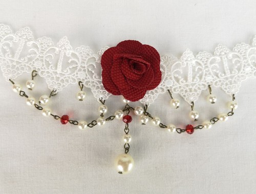 Choker halsband braut hochzeit - halsband,