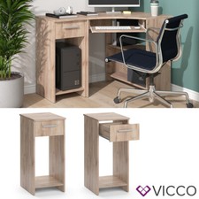 PC-Schrank Beistellschrank Computerschrank Odin Sonoma Schublade PC-Fach Vicco