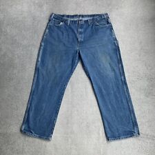 DICKIES Herren Jeans Hose W44 L32 Carpenter Arbeit Work Wear 14903 Blau Denim