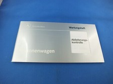 Mercedes maintenance booklet