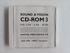11 CD ROMs für Roland Sampler S-750/S-760 oder S-770 und SP-700
