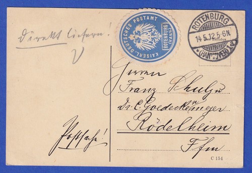 Reich 1912 postalisches - 1912,