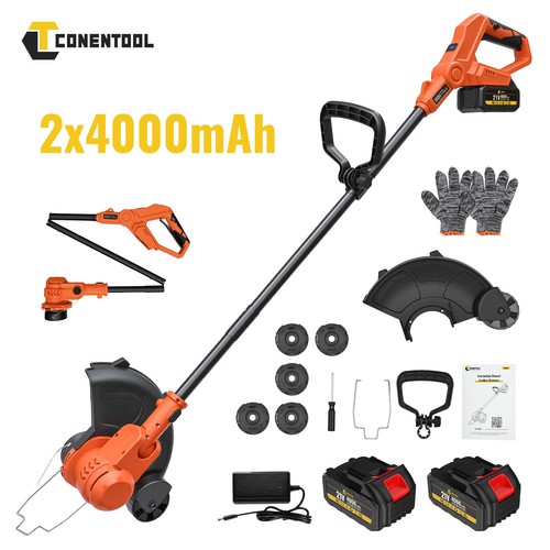 21v akku rasentrimmer 2x4ah - 21v,