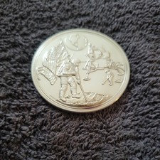 Silbermünze Der Mondlandung