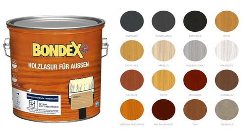 Bondex holzlasur für aussen - holzlasur,