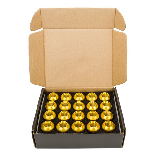Aluminium radmuttern gold - aluminium,