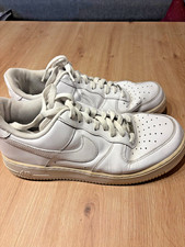 Nike Air Force 1 Low – Weiß – Größe 45 (UK 10) – getragen mit kleinen Mängeln