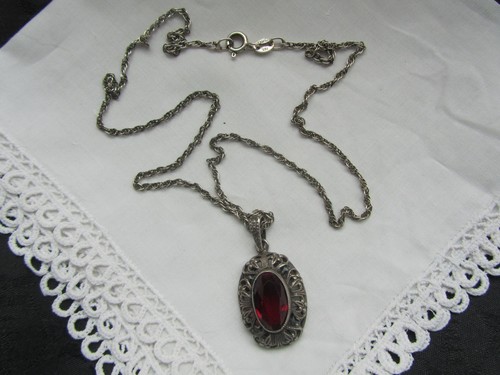 Jugendstil anhänger collier - jugendstil,