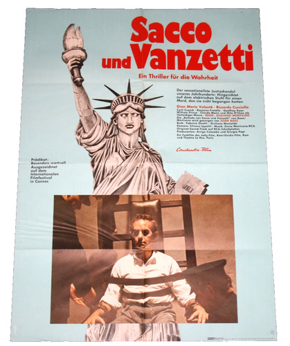 Filmposter sacco und - filmposter, a1