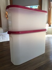 Tupperware Super Eidgenossen Set Größe 2 und 3  - brombeer Deckel