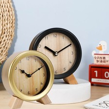 Vintage Tischuhr aus Holz Uhr