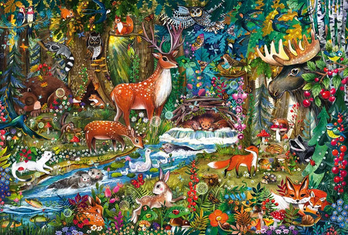 Puzzle tiere den - tiere,